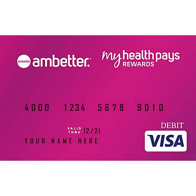 My Health Pays Visa Prepaid Card FAQs